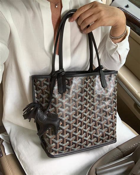 small goyard tote bag|goyard totes silver dollar.